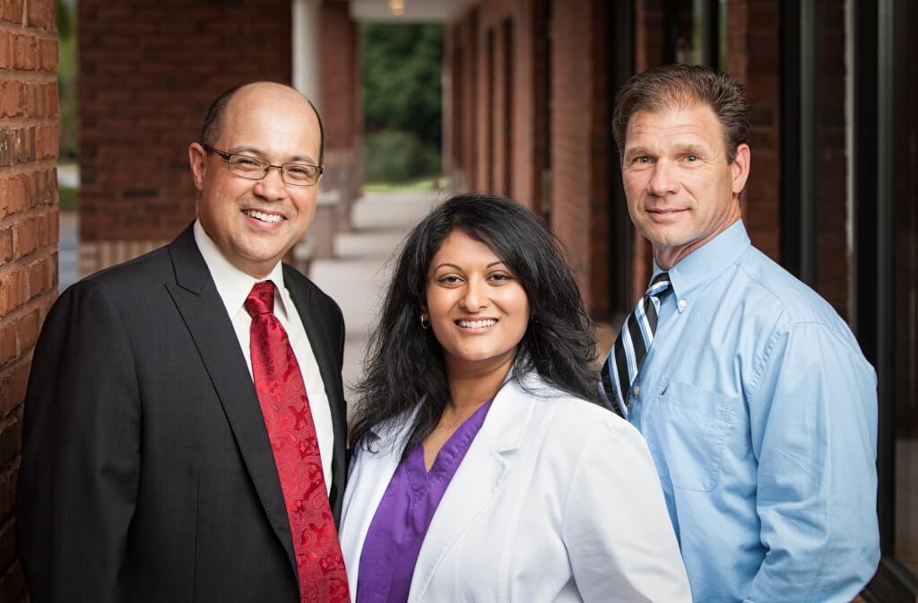 Dr. Litrel, Dr. Gandhi, Dr. Haley photo