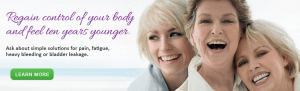 photo of happy women for urogynecology