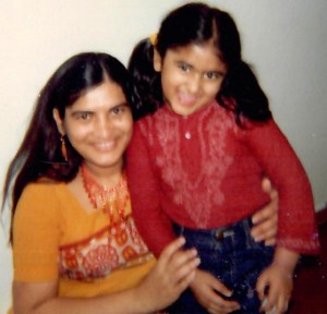 Dr. Gandhi with mom photo