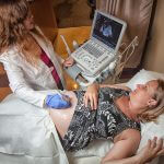 ultrasound photo with brenda