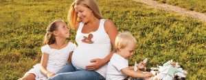photo of pregnant woman and children for OB services