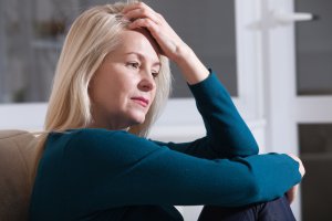 unhappy woman