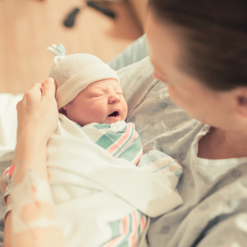 mom with baby photo