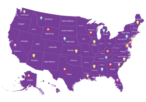 Cherokee Women's Health national patient map
