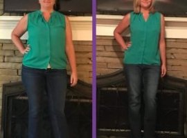 christy before and after weight loss