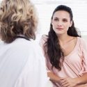 patient talking with doctor