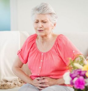 photo of older woman with prolapsed bladder