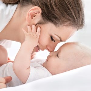OB photo mom and baby