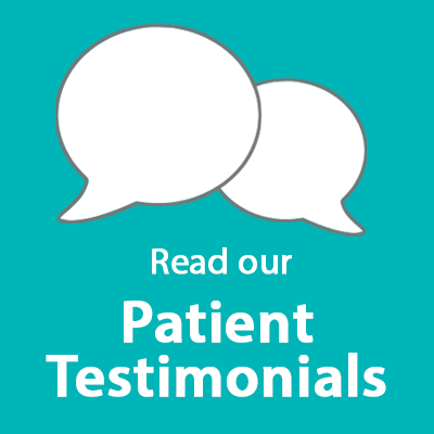 patient testimonial button