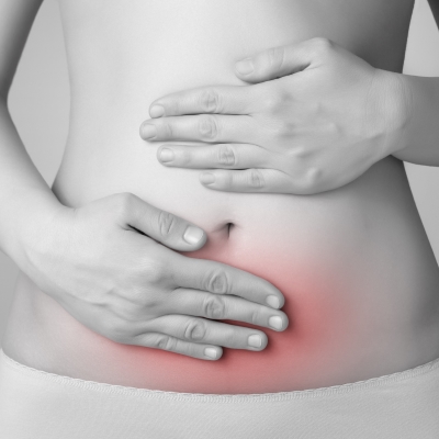 pelvic pain red belly