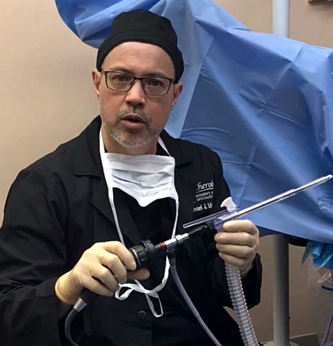 Dr. Litrel performs an ablation