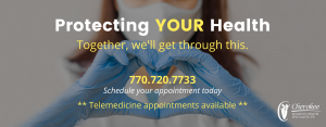 protecting your health banner covid-19