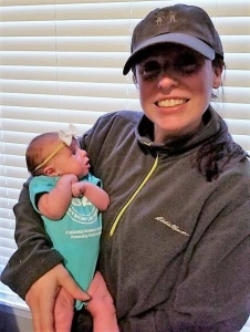 new mom with baby photo