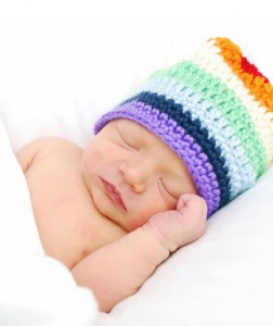 rainbow baby photo