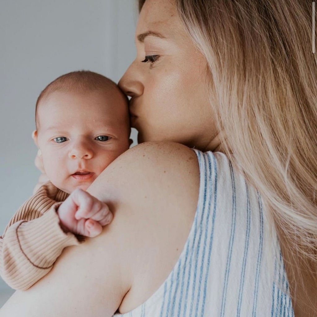 baby Dane and mom