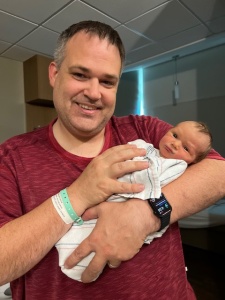 dad and baby