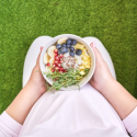 pregnant woman eating healthy